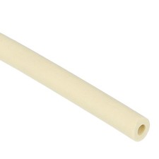 3mm ID x 6mm OD Pipe Insulation Foam Tube Cover Wrap EPDM Tubing Beige