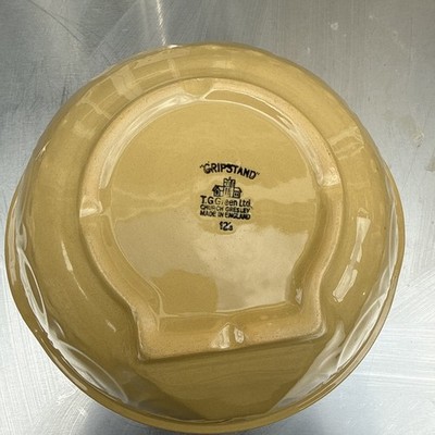 Vintage 60er Jahre T.G. Grün 12'' Griffständer Cornishware Rührschüssel England 12er (si) 