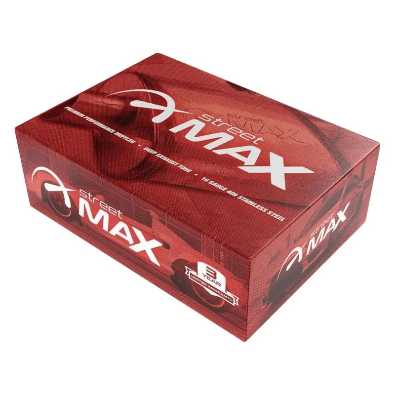 For Honda CRX 1988-1991 Street Max SM60111 409 SS Oval Shortie Exhaust Muffler - Image 3 of 4