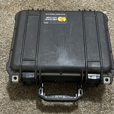 Pelican 1400 Hard Case - Black - Excellent Condition Unused Foam