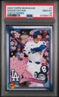 2025 TOPPS TAKASHI MURAKAMI + MLB WORLD TOUR TOKYO SERIES SHOHEI OHTANI 1 PSA 10