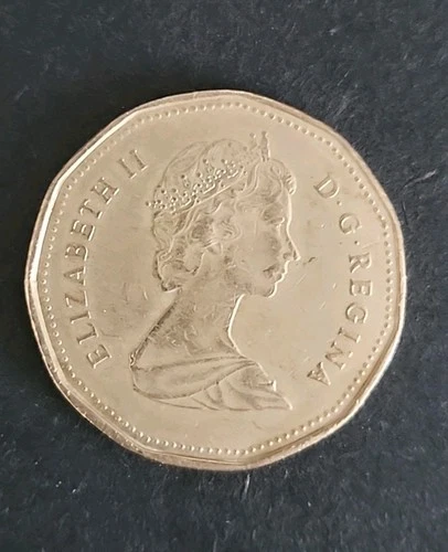 Rjkstamps 1988 Canada 1 Dollar Coin - Canadian Loon - Queen Elizabeth II LOONIE