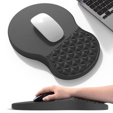 Ergonomic Mouse Pad Wrist Support with Massage Design, Pain Relief Mousepad w...