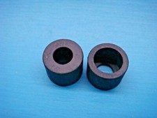  10 LANIER 102986 ELECTRET MICROPHONE RUBBER BOOT BLACK COVER 11mm x 8.5mm OD