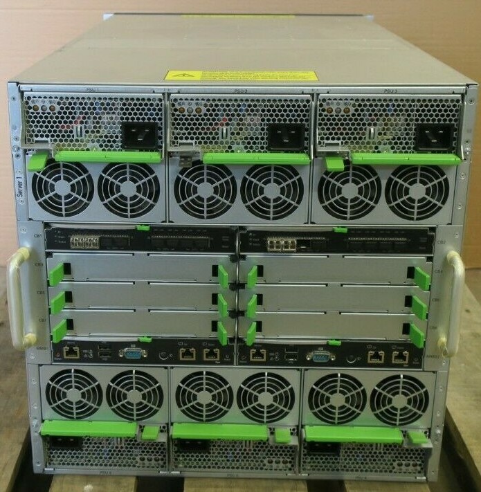 Fujitsu Primergy BX900 S2 Blade Chassis +2x BX920 S2 +13x BX920 S3