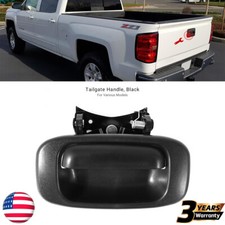 For 1999-2006 Chevy Gmc Silverado Sierra Rear Tailgate Handle Bezel Set Black