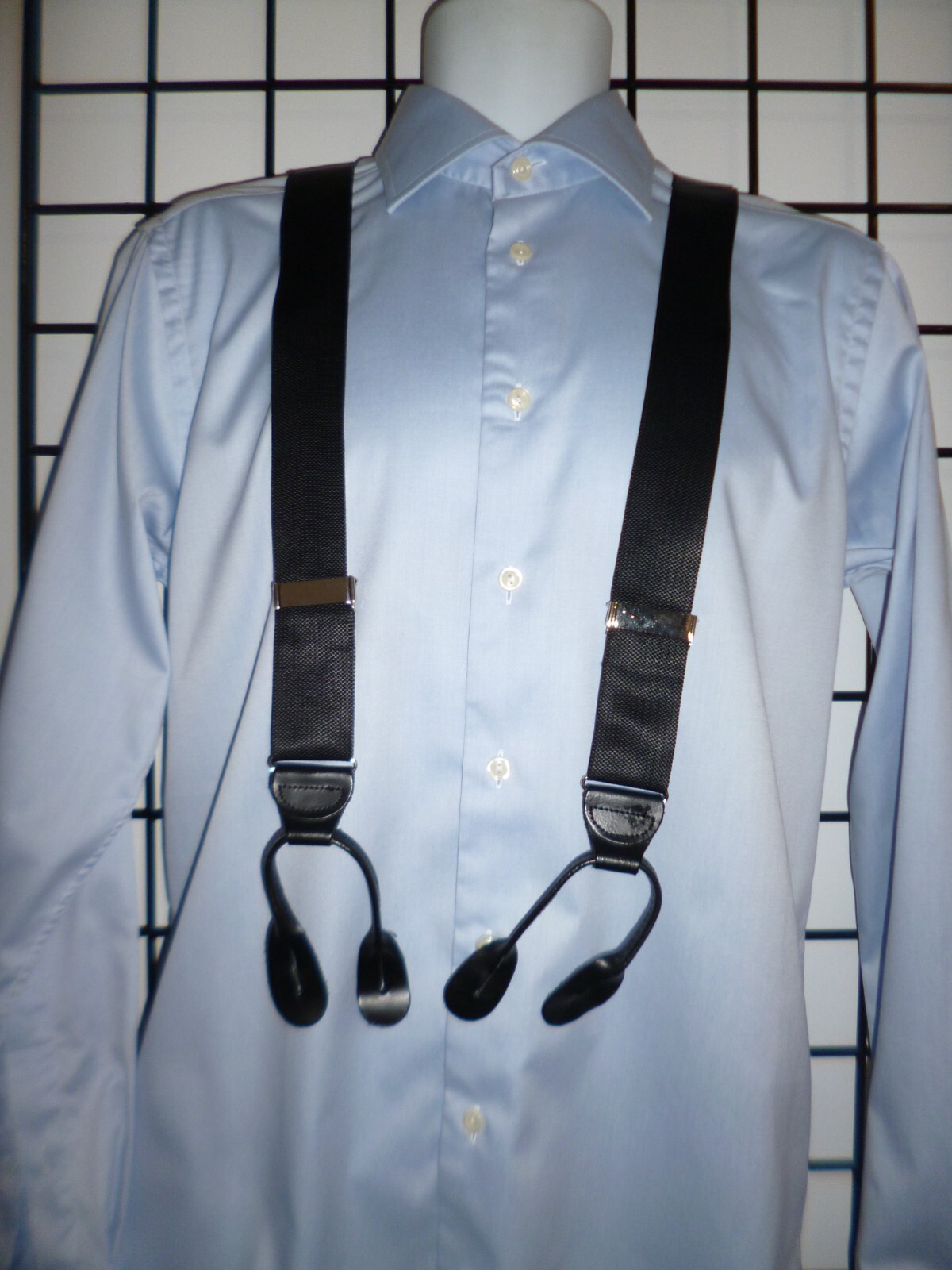 BROOKS BROTHERS== BLACK / ADJUSTABLE SUSPENDERS / BRACES eBay