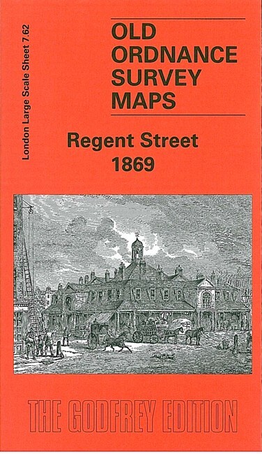 Regent Street 1869  London Large Scale Sheet 7.62