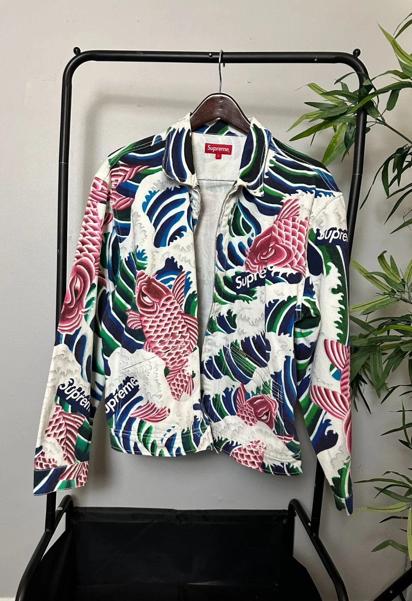 Waves Work Jacket Multicolor HOT ! Supreme Waves Work Jacket
