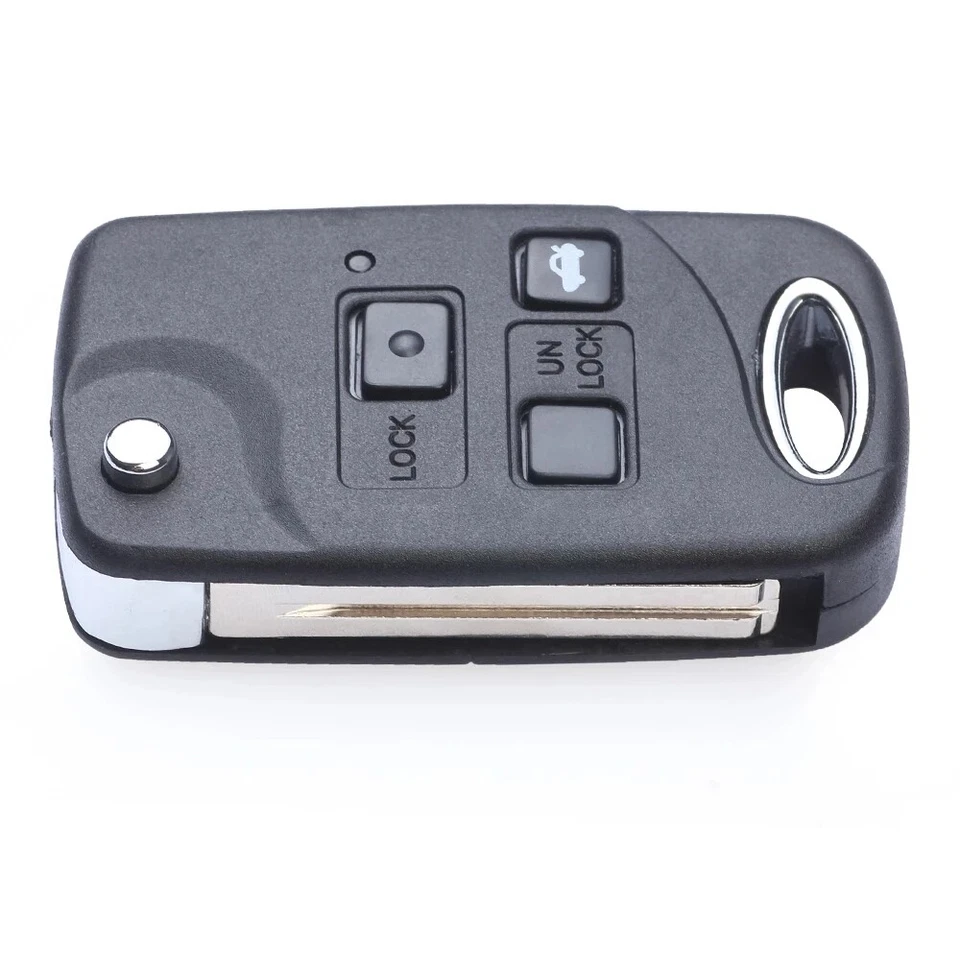 Upgraded Flip Remote Key 1998-2005 For Lexus ES300 GS300,400 LS400 IS300 Fob-4C - Image 3 of 4