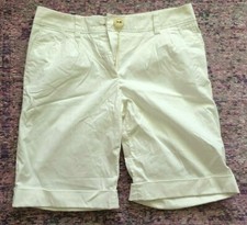 Authentic Dolce & Gabbana D&G women's white cotton shorts size 40 GREAT 