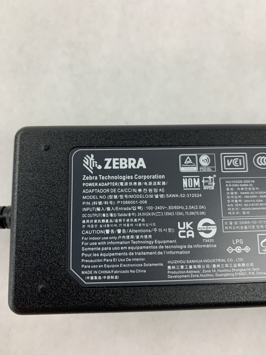 OEM Zebra Printer SAWA-52-312524 Power Supply P1086001-006 | eBay 