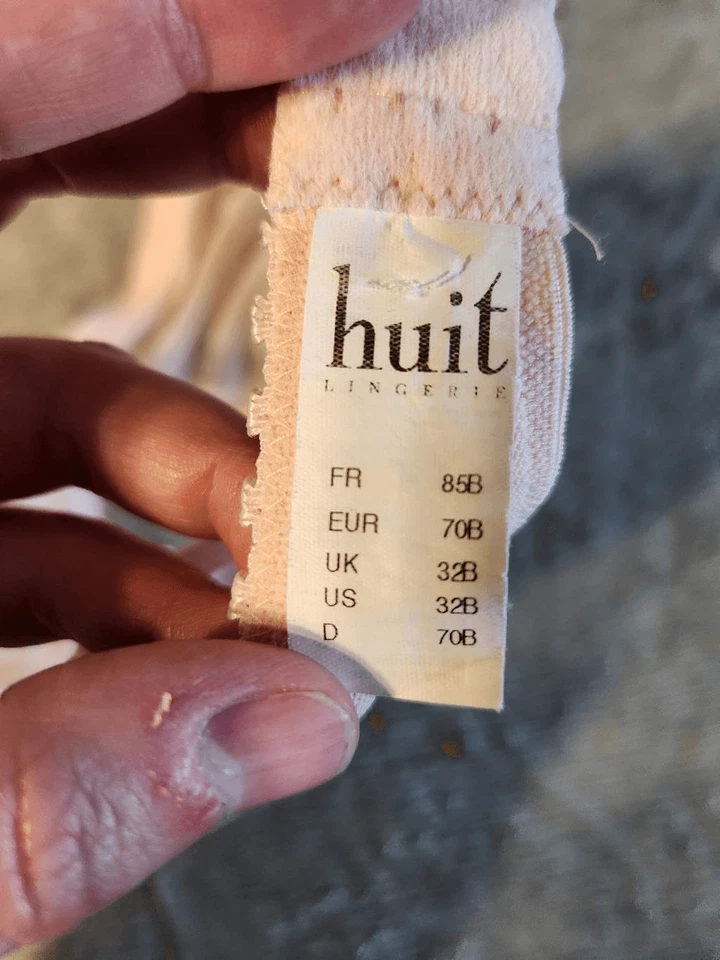 Бюстгальтер с сеткой HUIT Intimates размер 32B светло-розовый - Изображение 3 из 3