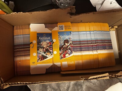 Genshin impact Boxes- Unused