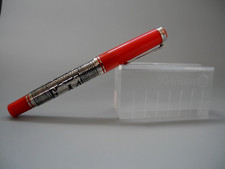 Top & raro Pelikan Toledo M710 argento rosso edizione speciale oro 18 carati piuma
