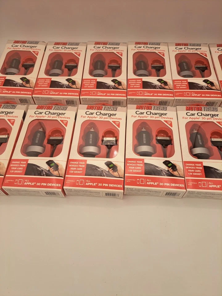 LOTE (12) Nuevos cargadores rápidos para teléfono celular Motor Trend para automóvil Foto 4 de 4