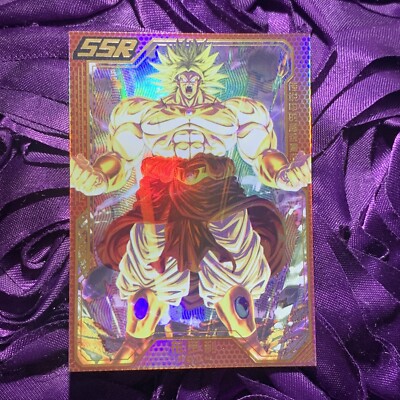 Broly Power Dragon Ball Star Anime Goddess ACG Holo SSR Girl Card