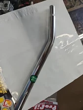 MCS BMX SEATPOST CHROME LAYBACK 1" 25.4mm Fit mid-SCHOOL Bike Fit Haro GT DK NEW