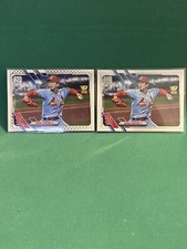 2021 Topps Series 2 Kwang-Hyun Kim #482 Gold Star and Base All Star Rookie Card