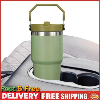 20/30 Unzen Strohhalm Sport Wasserflasche mit Griff Edelstahl für Outdoor Sport