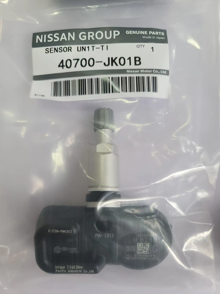New 4PCS OEM 40700-JK01B TPMS Tire Pressure Sensor for Nissan EX35 FX Frontier Foto 3 de 4