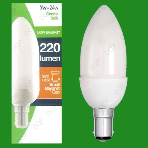 Lot De 10 Ampoules Bougie Givrées 60W – Culot SBC B15 – Variation Possible – 240V – Neuf