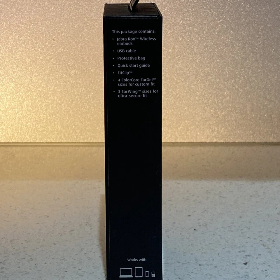 Jabra - Rox Wireless Earbud Headphones - Black - OTE16 - Image 3 of 4