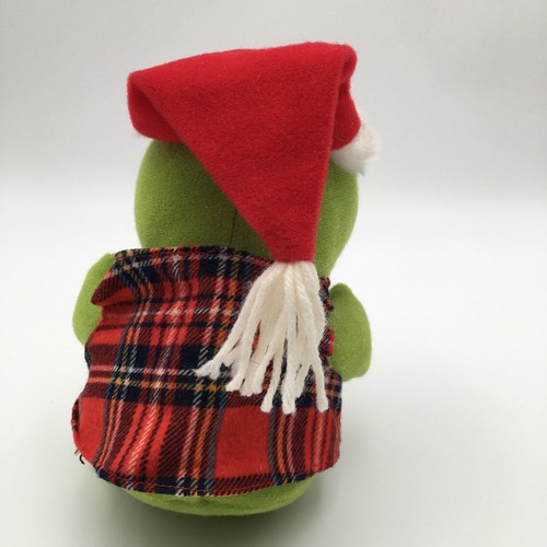 Vtg Muppet Babies Kermit Christmas Plush 1980s - Picture 3 of 7