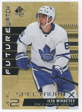 2019-20 Upper Deck SP Authentic Future Watch Spectrum FX Gold Ilya Mikheyev 9/50
