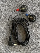 In Ear Canal Headset - BLACK- STEREO L&R (New-open box-no original packaging)