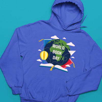 World Book Day Hoodie for Kids Teachers Students and book Lovers Perfect Gift