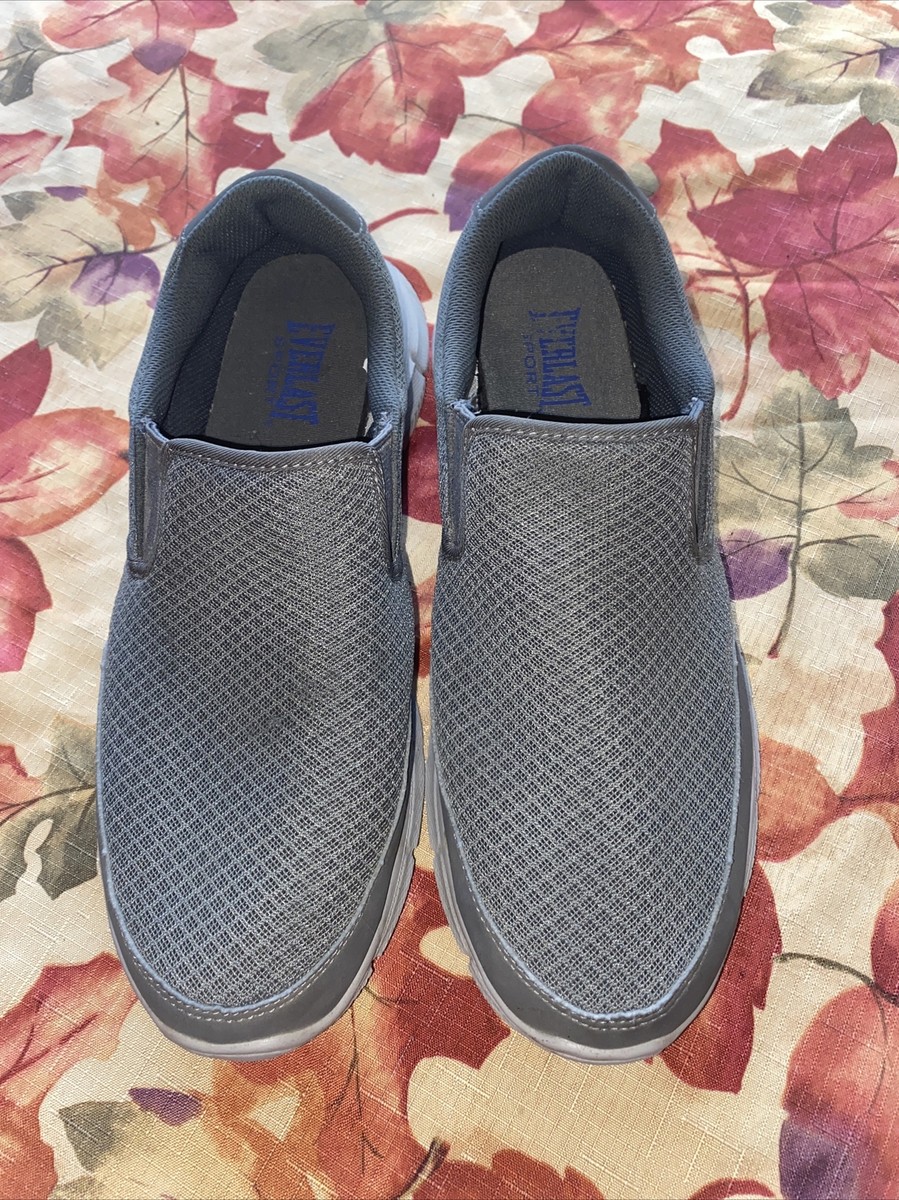 Everlast Sport Men's Reaction Light Gray Slip-On Athletic Shoe Gray Size 12M