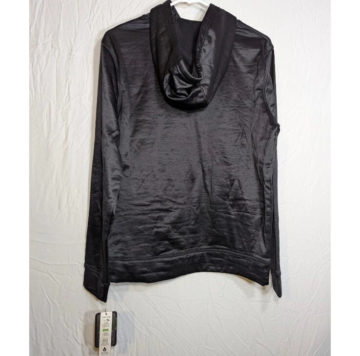 NUEVO RBX Sudadera de Entrenamiento Forrada de Vellón Sudadera con Capucha Borlas Negro Bolsillo Manga Larga Foto 2 de 2