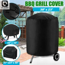 Waterproof BBQ Gas Kettle Grill Cover Fire Pit Barbecue Charbroil Protector 600D