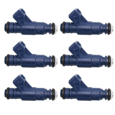 Set of 6 Upgrade Fuel Injectors 0280156023 Fit for Saab 9-5 9-3 2.0L 2.3L Turbo 