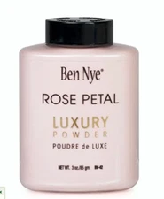 Ben Nye Rose Petal (New TALC FREE formula )Luxury Translucent Powder 2.4oz/70gm