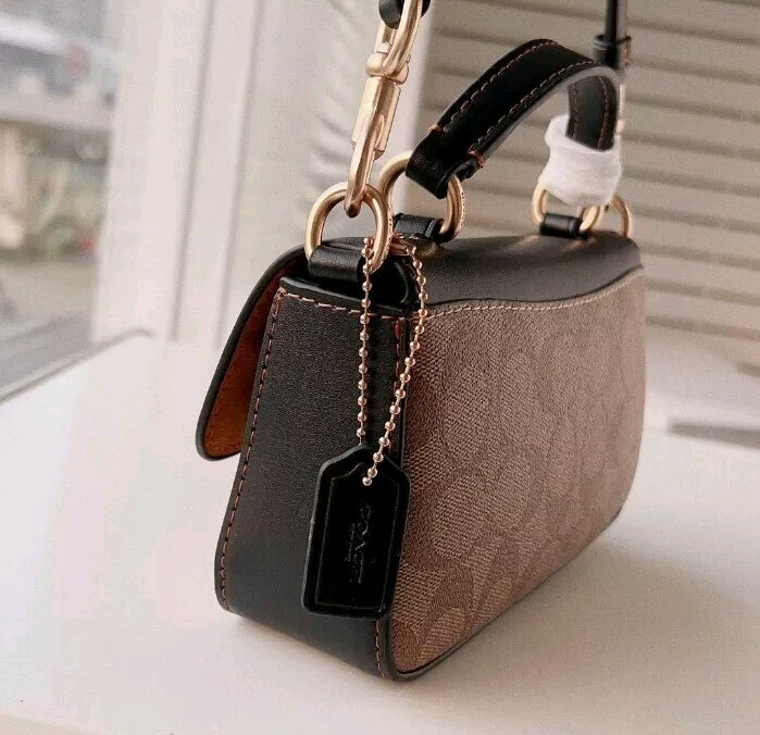 COACH OUTLET Black Mini Josie Hand Crossbody Shoulder Bag COACH OUTLET Black Mini Josie Hand Crossbody Shoulder Bag