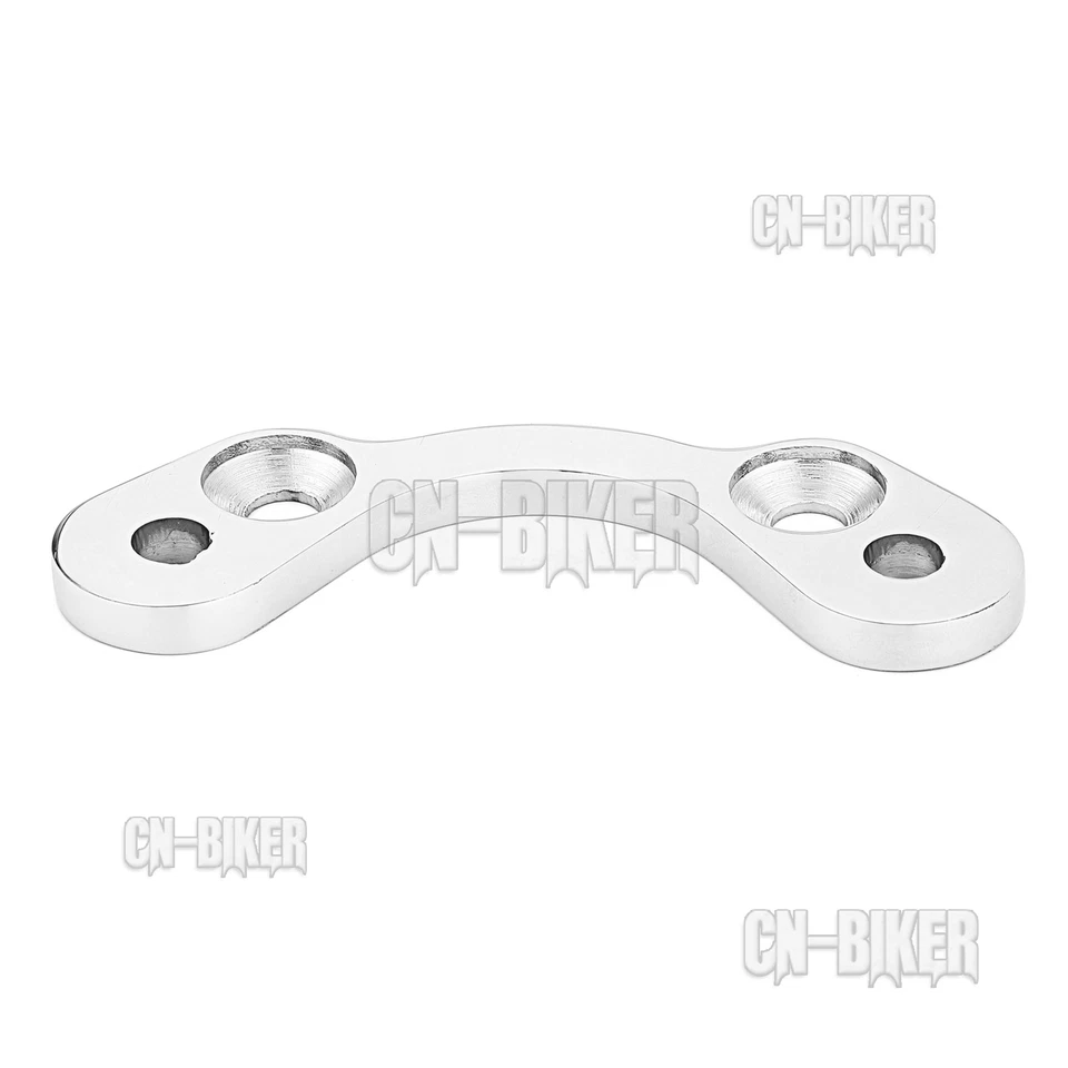 Para Harley Springer ADN Manillar Árbol Adaptador Abrazadera Convertidor 3.5"~4.75" Elevadores Foto 4 de 4