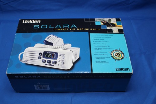 Uniden Solara Compact VHF Marine Radio White NEW Boat coast guard safety Boating - Photo 3/10
