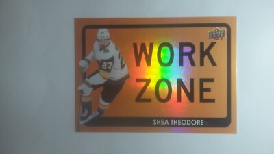 2021-22 Upper Deck Work Zone #WZ-45 Shea Theodore Vegas Golden Knights 