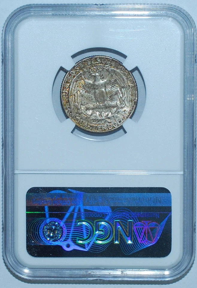 1957 D NGC MS67 Washington Quarter - Image 2 of 2