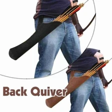 Leather Waist Belt Archery Arrow Holder Bow Shooting Hunting For Accessori X3V5