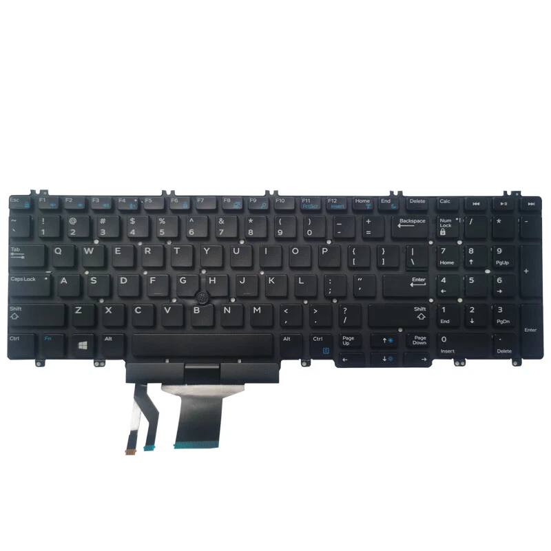 Teclado estadounidense para Dell Latitude 5500 5501 5510 5511 Precision 3500 3501 3540 3541 Foto 4 de 4