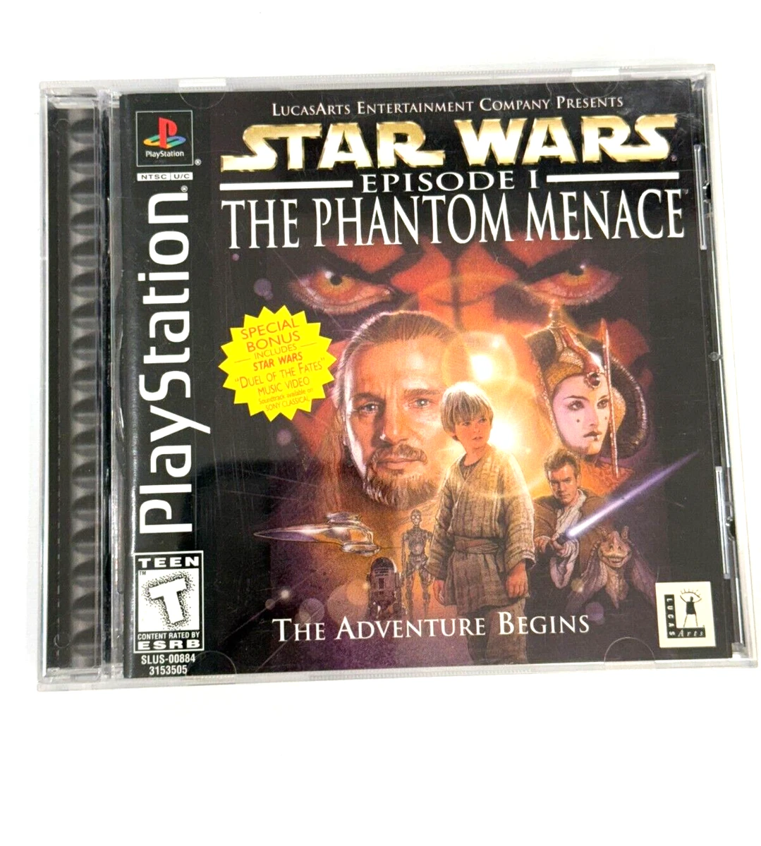 Jeu PS1 Star Wars Épisode 1 La Menace Fantôme - Import Japon - Complet