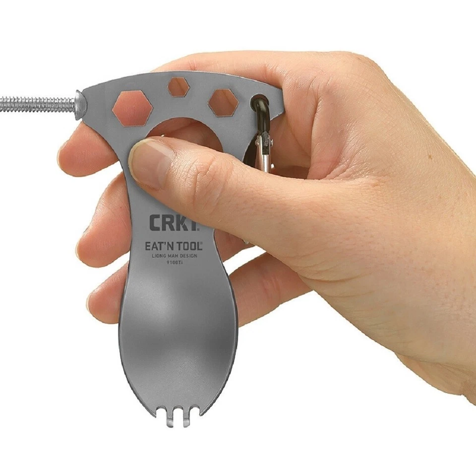 CRKT - Herramienta Eat N - Utensilio de camping de acero inoxidable - NUEVO Foto 4 de 4