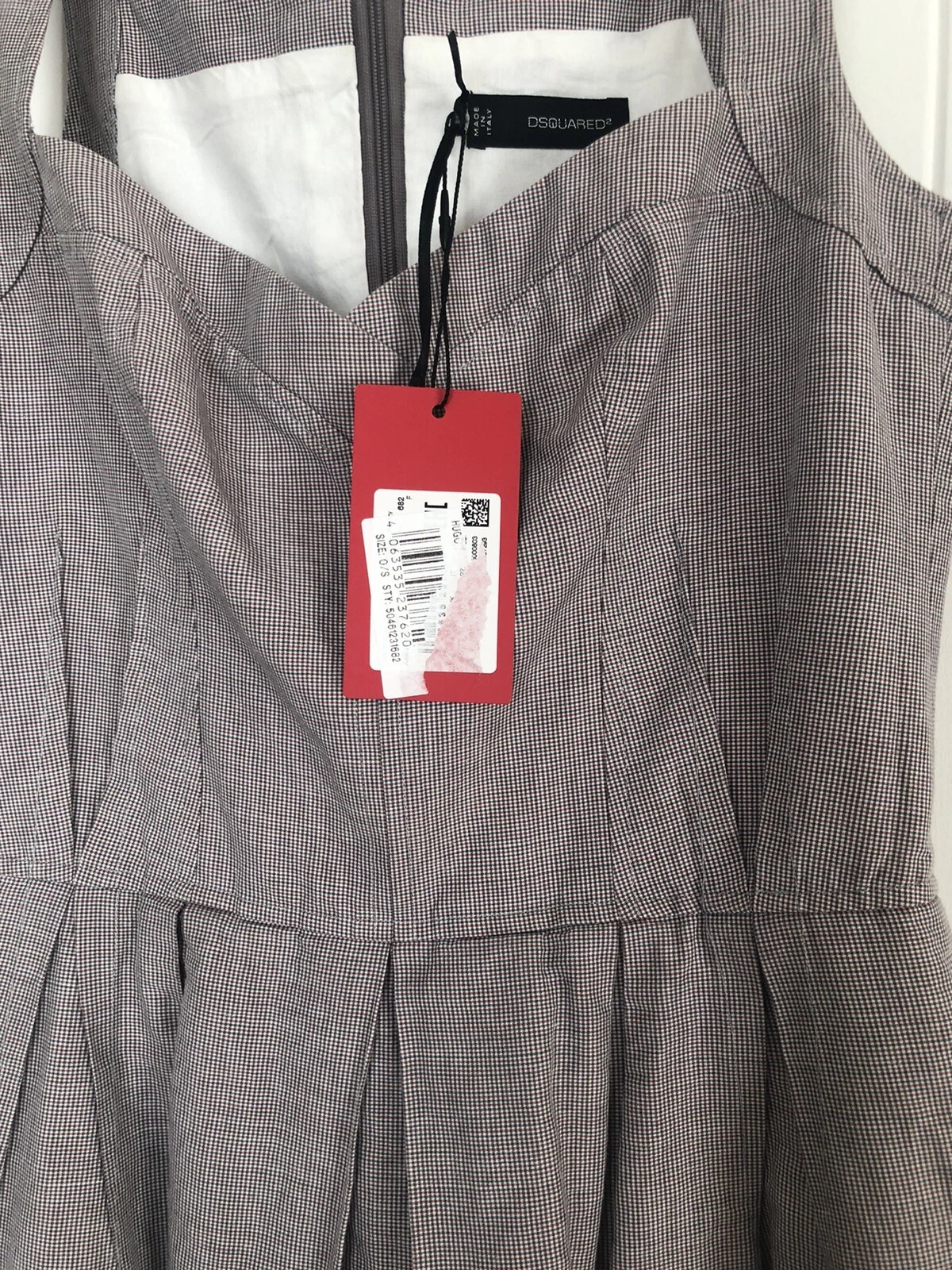 Abito da donna Dsquared2 nuovo con etichette taglia IT 42 CTRL £650