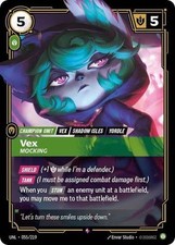 Vex, Mocking - Riftbound - UNL 055/219 - EN — live eBay listing
