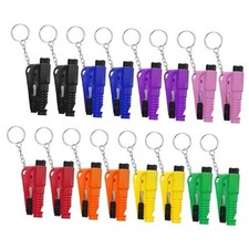 16 Pcs Car Escape Tools with Seatbelt Cutter Wimdow Breaker Whistle 16 Pack