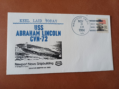 US Navy: USS Abraham Lincoln (CVN-72), keel laying (1984), #14