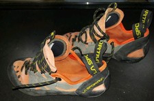 La Sportiva Tarantulace Women's Size 8 Climbing Shoes Orange Gray Preowned